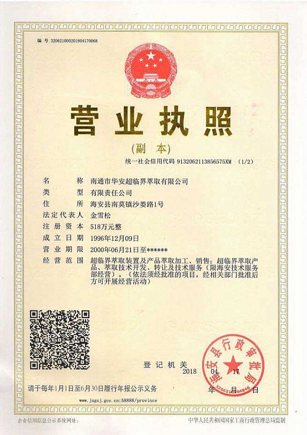 BIT's business license