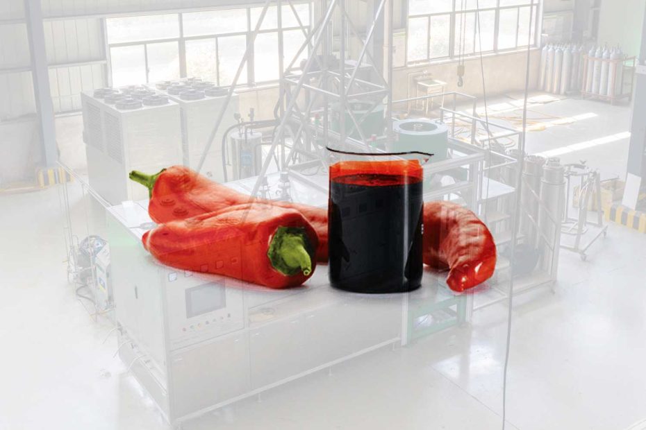 Supercritical CO2 extraction of capsicum oleoresin