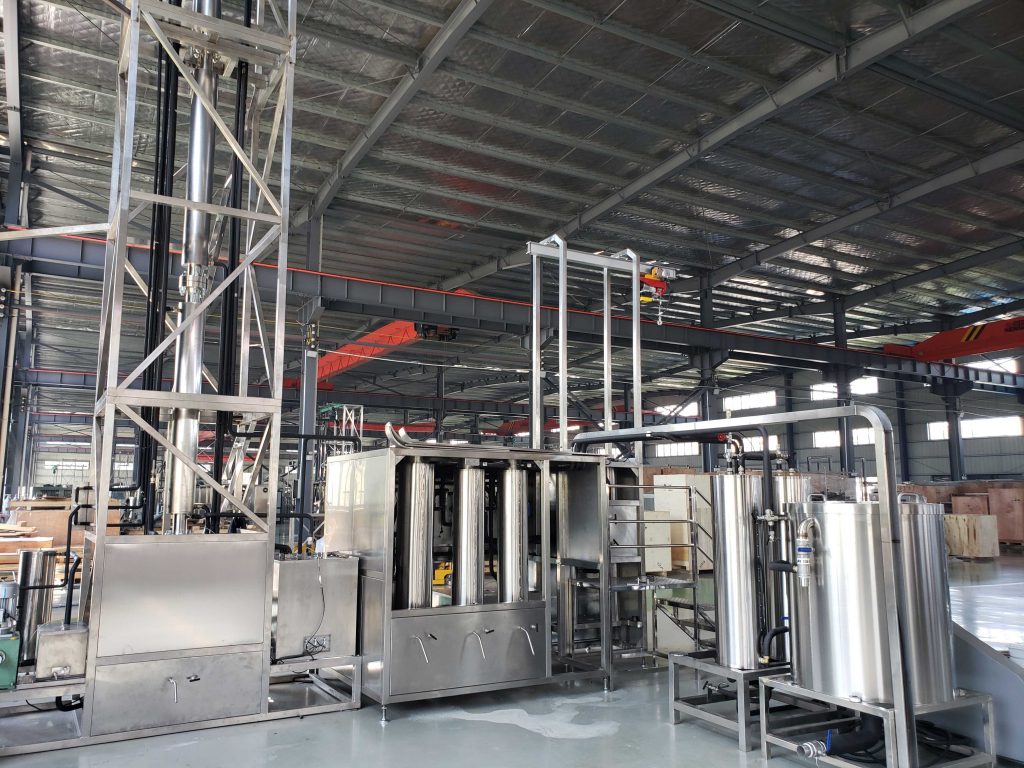 Supercritical CO2 fractionation machine